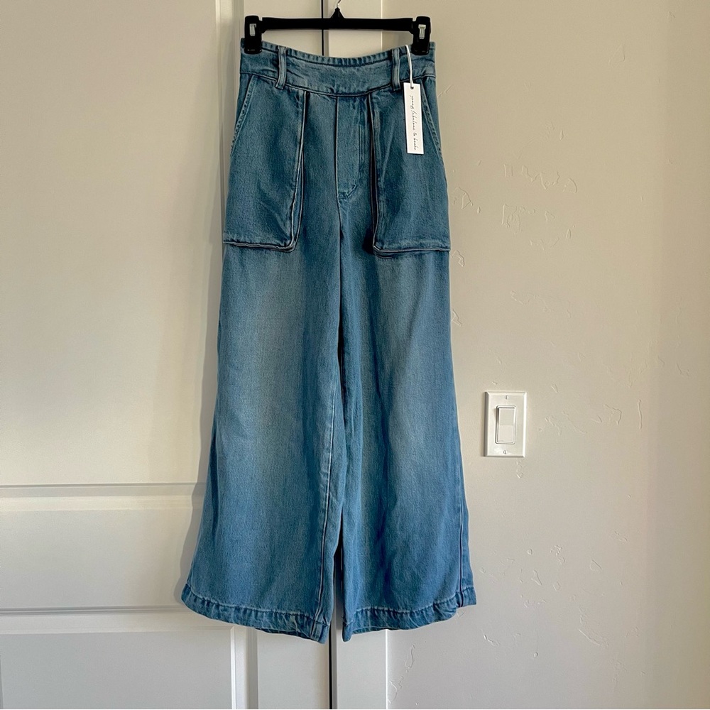 Young Fabulous & Broke Light Blue Denim Jeans new with tags